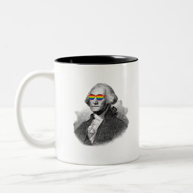 Caneca De Café Em Dois Tons George Washington Pride (Esquerda)