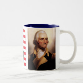 Caneca De Café Em Dois Tons George Washington Statue of Liberty Mug
