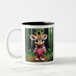 Caneca De Café Em Dois Tons "Gerald's Jungle Jaunt"