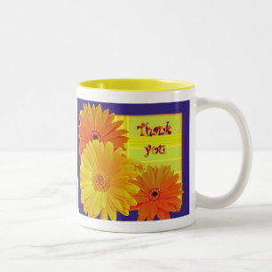 Caneca De Café Em Dois Tons Gerbera Daisy (Gerbera hybrida) - Amarelo