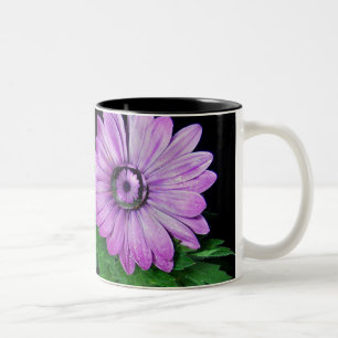 Caneca De Café Em Dois Tons Gerbera lindo