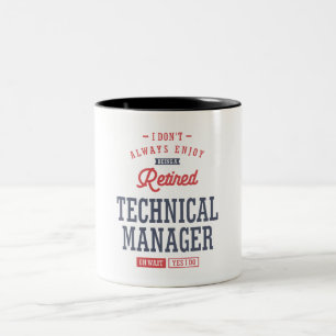 Caneca De Café Em Dois Tons Gerenciador técnico