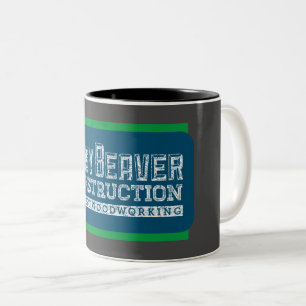 Caneca De Café Em Dois Tons Gfx Verde Verde Verde Verde Verde Gfx de Construçã