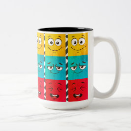 Caneca De Café Em Dois Tons Ghonim_ Mug 10$ multifaces