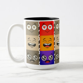 Caneca De Café Em Dois Tons Ghonim_ Mug 10$ multifaces