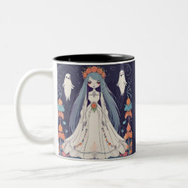 Caneca De Café Em Dois Tons Ghost Bride Reverie Gótica