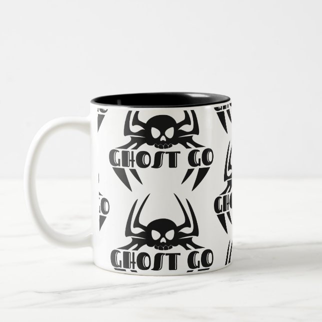 Caneca De Café Em Dois Tons Ghost Go Spooky Season (Esquerda)
