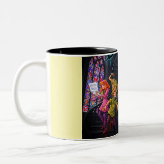 Caneca De Café Em Dois Tons Ghost Hunt Gótico