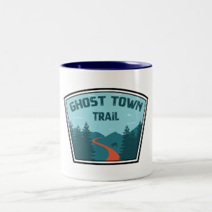 Caneca De Café Em Dois Tons Ghost Town Trail Pensilvânia
