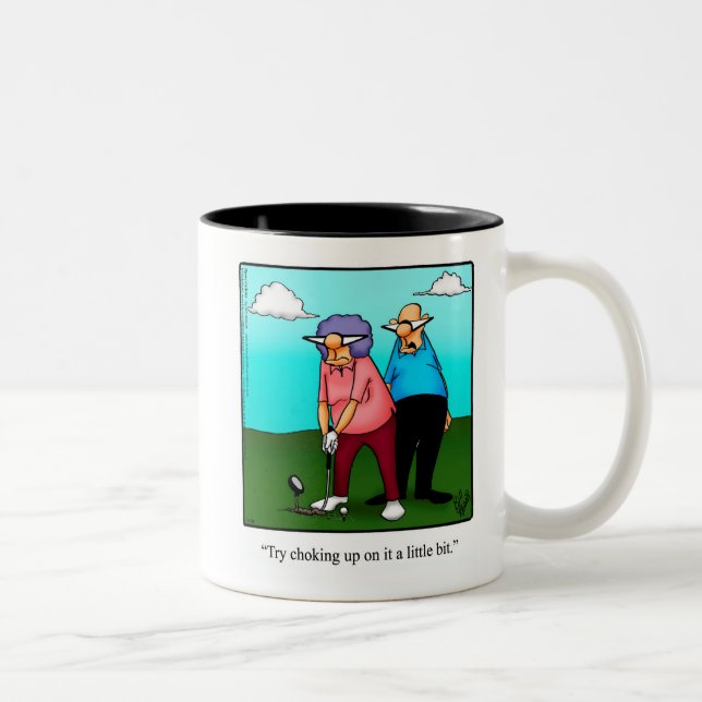 Caneca De Café Em Dois Tons Gift Humor Mug Engraçado (Direita)