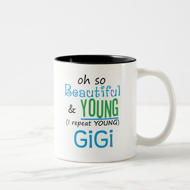 Caneca De Café Em Dois Tons GiGi bonito e novo (Direita)