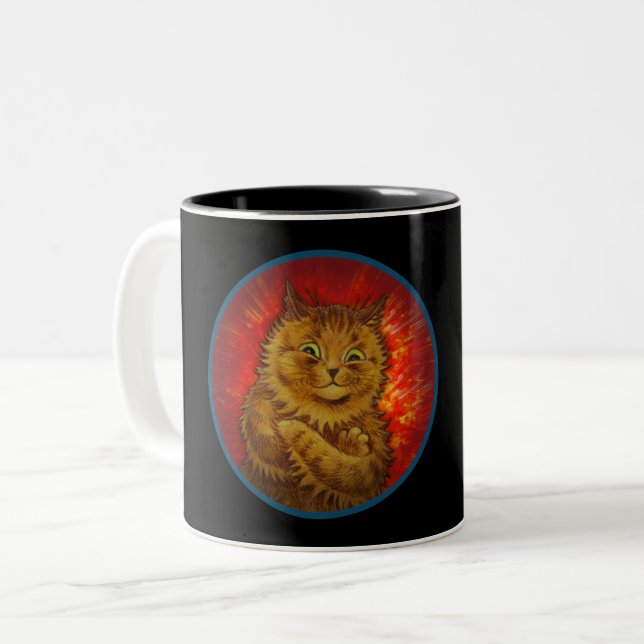 CANECA DE CAFÉ EM DOIS TONS GINGER CAT CAFFEE BUDDY (Frente Esquerda)