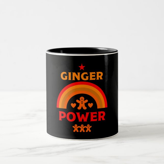 Caneca De Café Em Dois Tons Ginger Hair Pride (Centro)