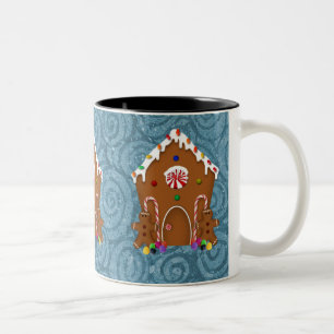 Caneca De Café Em Dois Tons Gingerbird House Mug