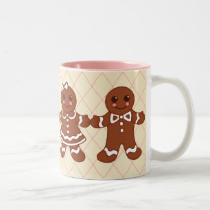 Caneca De Café Em Dois Tons Gingerbird Mug