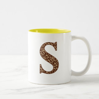 Caneca De Café Em Dois Tons Girafa S