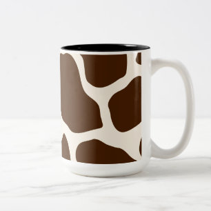 Caneca De Café Em Dois Tons Giraffe Impressão
