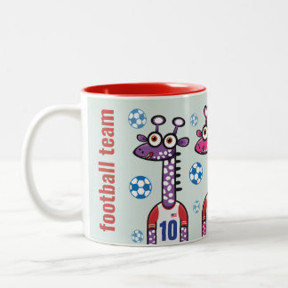 Caneca De Café Em Dois Tons Giraffe USA football
