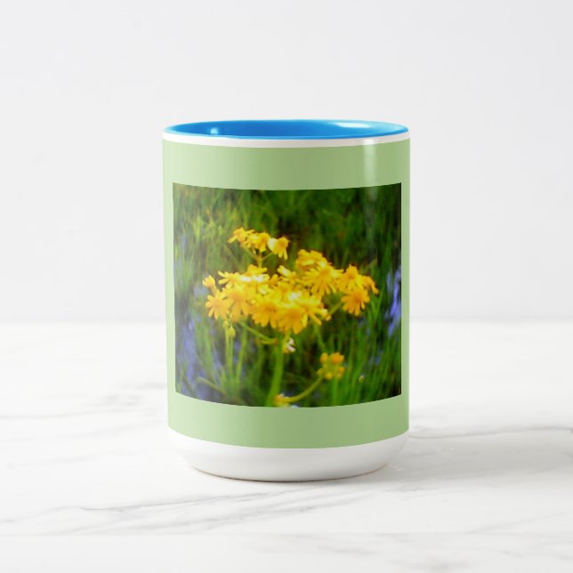 Caneca De Café Em Dois Tons Girassol (Centro)