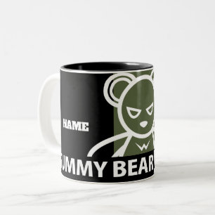 Caneca De Café Em Dois Tons Giro/Malhação da Fábrica do Urso Gummy