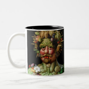 Caneca De Café Em Dois Tons Giuseppe Arcimboldo - Vertumnus