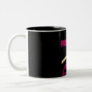 Caneca De Café Em Dois Tons Giz De Piscina Bonito É Meu Engraçado Jogo De Joga