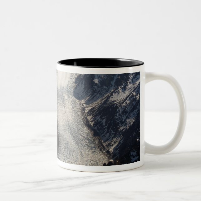 Caneca De Café Em Dois Tons Glaciar Sondrestrom na Groenlândia (Direita)