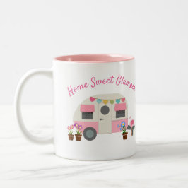 Caneca De Café Em Dois Tons Glamper Mug Rosa Home Doce
