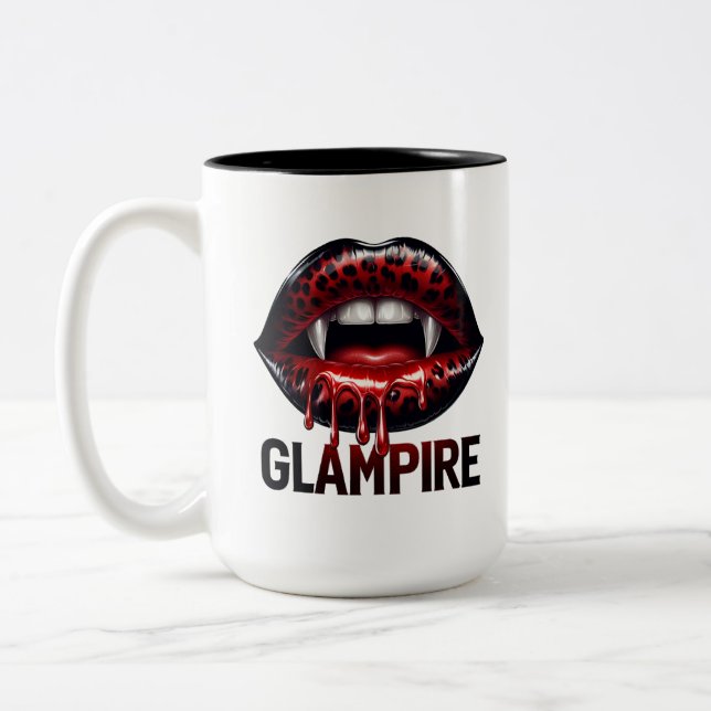 Caneca De Café Em Dois Tons Glampire Mug (Esquerda)