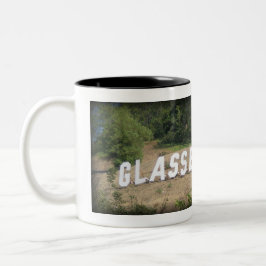 Caneca De Café Em Dois Tons Glassellland Hollywood Sign in Glassell Park, CA