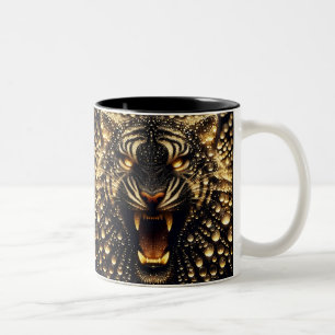 Caneca De Café Em Dois Tons Glittering Tiger