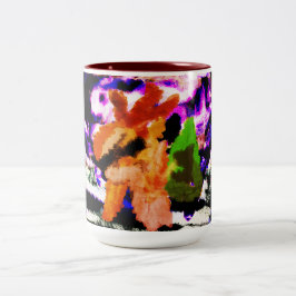 Caneca De Café Em Dois Tons Globo de neve