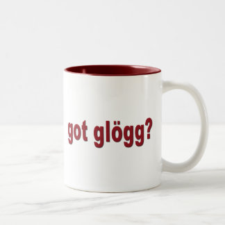 Caneca De Café Em Dois Tons glogg obtido? Escandinavo engraçado