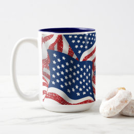 Caneca De Café Em Dois Tons Glória Antiga - Todos Americanos - Patroit de Band