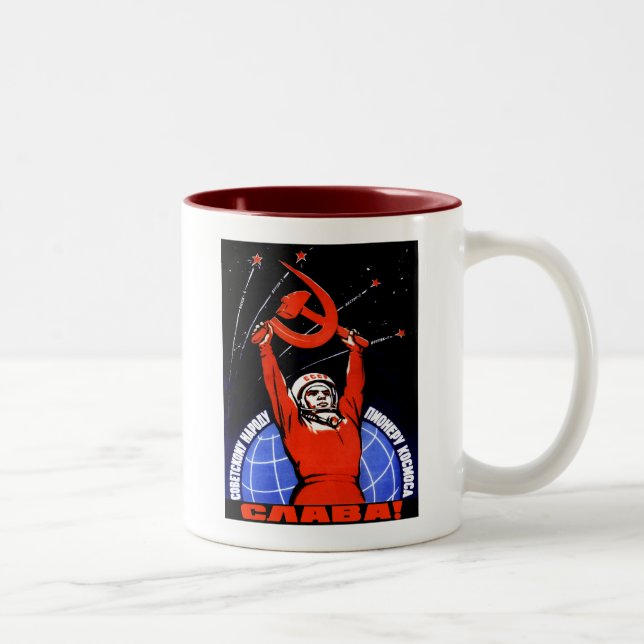 Caneca De Café Em Dois Tons Glória do espaço (Direita)