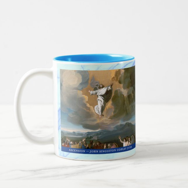 Caneca De Café Em Dois Tons Glorious Rosary Mysteries Item #2: Ascension (Esquerda)