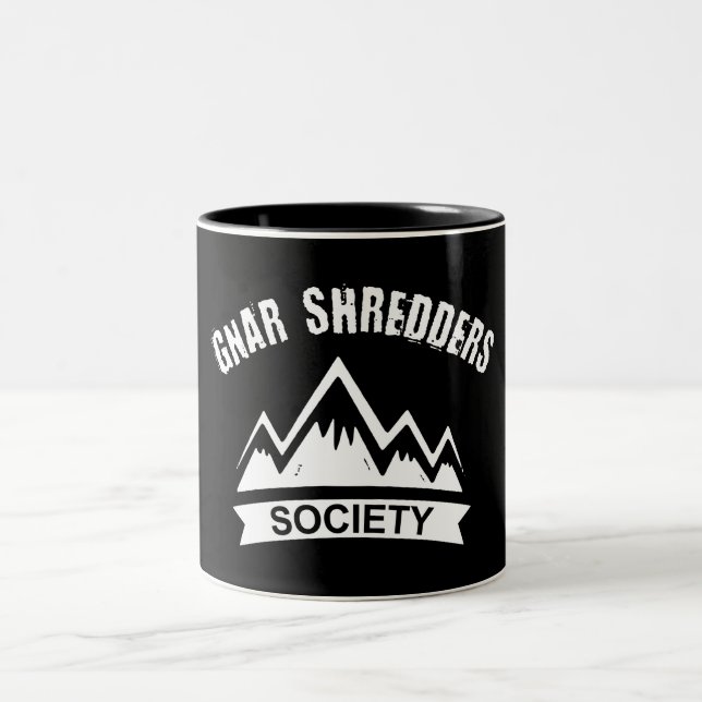 Caneca De Café Em Dois Tons Gnar Shredders Society (Centro)