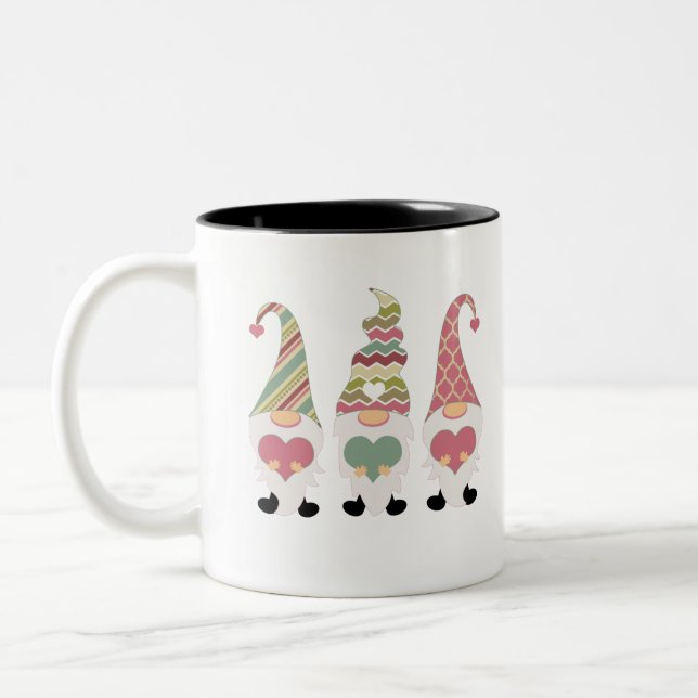 Caneca De Café Em Dois Tons Gnomos (Esquerda)