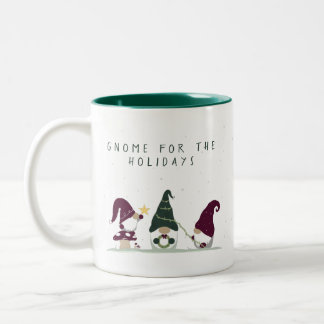 Caneca De Café Em Dois Tons Gnomos de Cottagecore