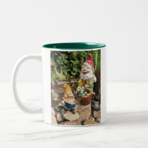 Caneca De Café Em Dois Tons Gnomos do jardim