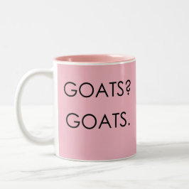 Caneca De Café Em Dois Tons GOATS ROCK | por TotallyGoatally™