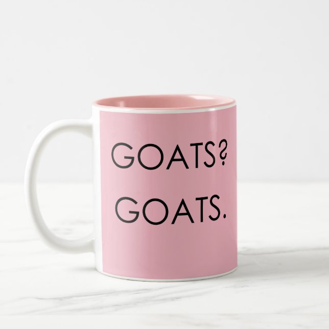 Caneca De Café Em Dois Tons GOATS ROCK | por TotallyGoatally™ (Esquerda)