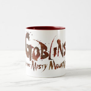 Caneca De Café Em Dois Tons Goblins das Misty Mountain