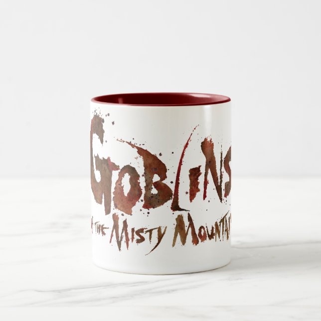 Caneca De Café Em Dois Tons Goblins das Misty Mountain (Centro)