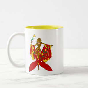 Caneca De Café Em Dois Tons GODDESS AMORE'-Red