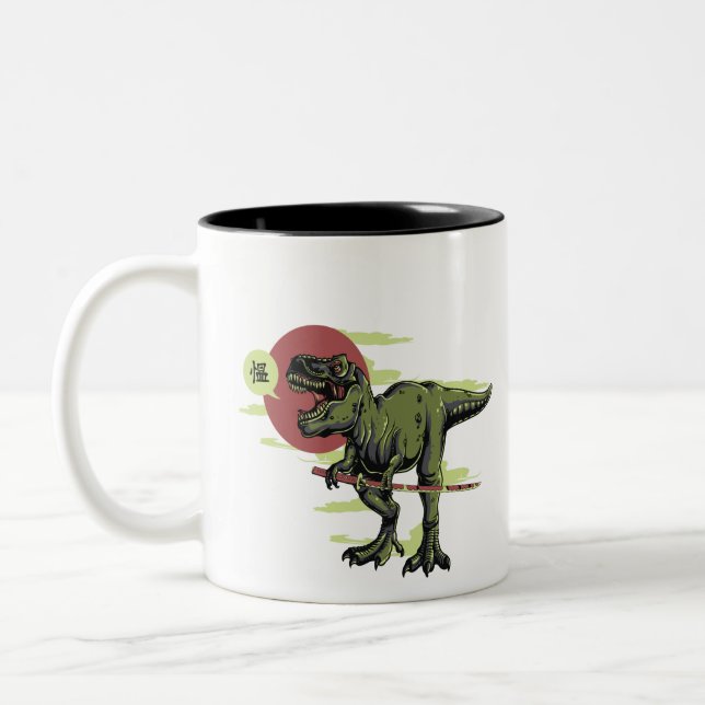 Caneca De Café Em Dois Tons Godzilla (Esquerda)