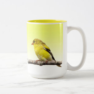 Caneca De Café Em Dois Tons Goldfinch