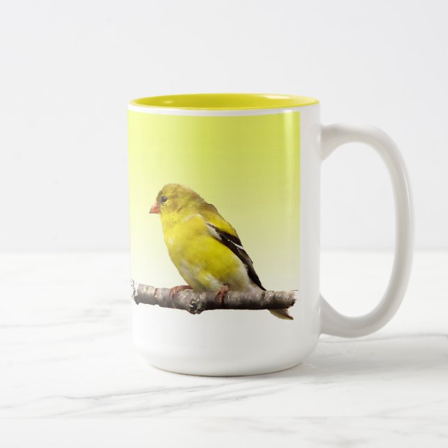Caneca De Café Em Dois Tons Goldfinch (Direita)