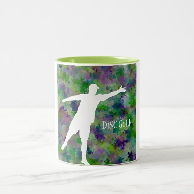 Caneca De Café Em Dois Tons Golf de Disco (Centro)