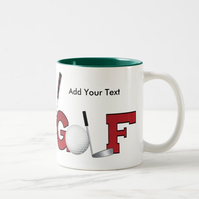 Caneca De Café Em Dois Tons Golf Mug por SRF (Direita)